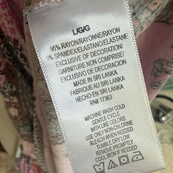 Ellen Tracy Multi-colored Pajama Set L - Picture 7 of 7